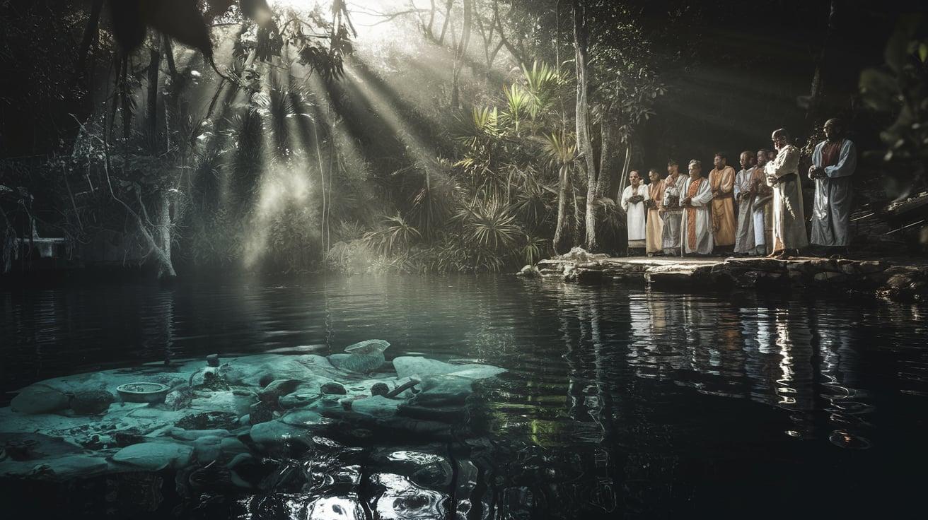  The Depths of the Sacred Cenote, Sacrifices to the Gods. 
