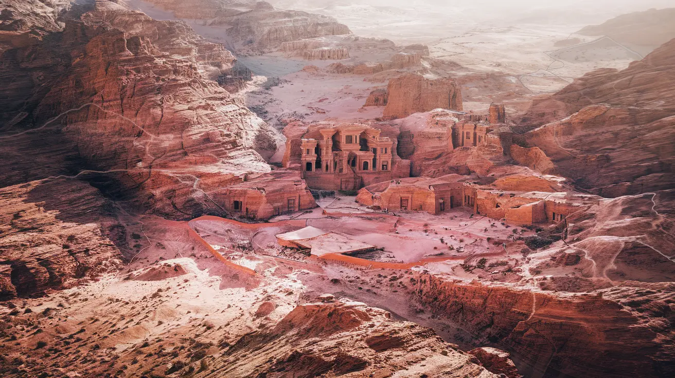  The True Extent of Petra’s Hidden Structures. 