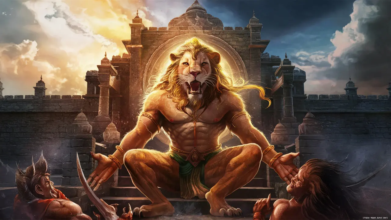 Narasimha: The Half-Man, Half-Lion Avatar