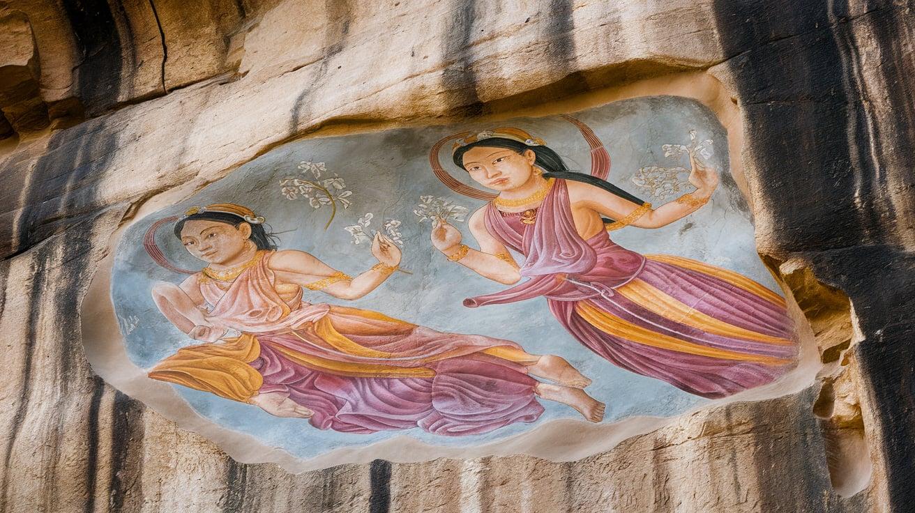 The Sigiriya Maidens.