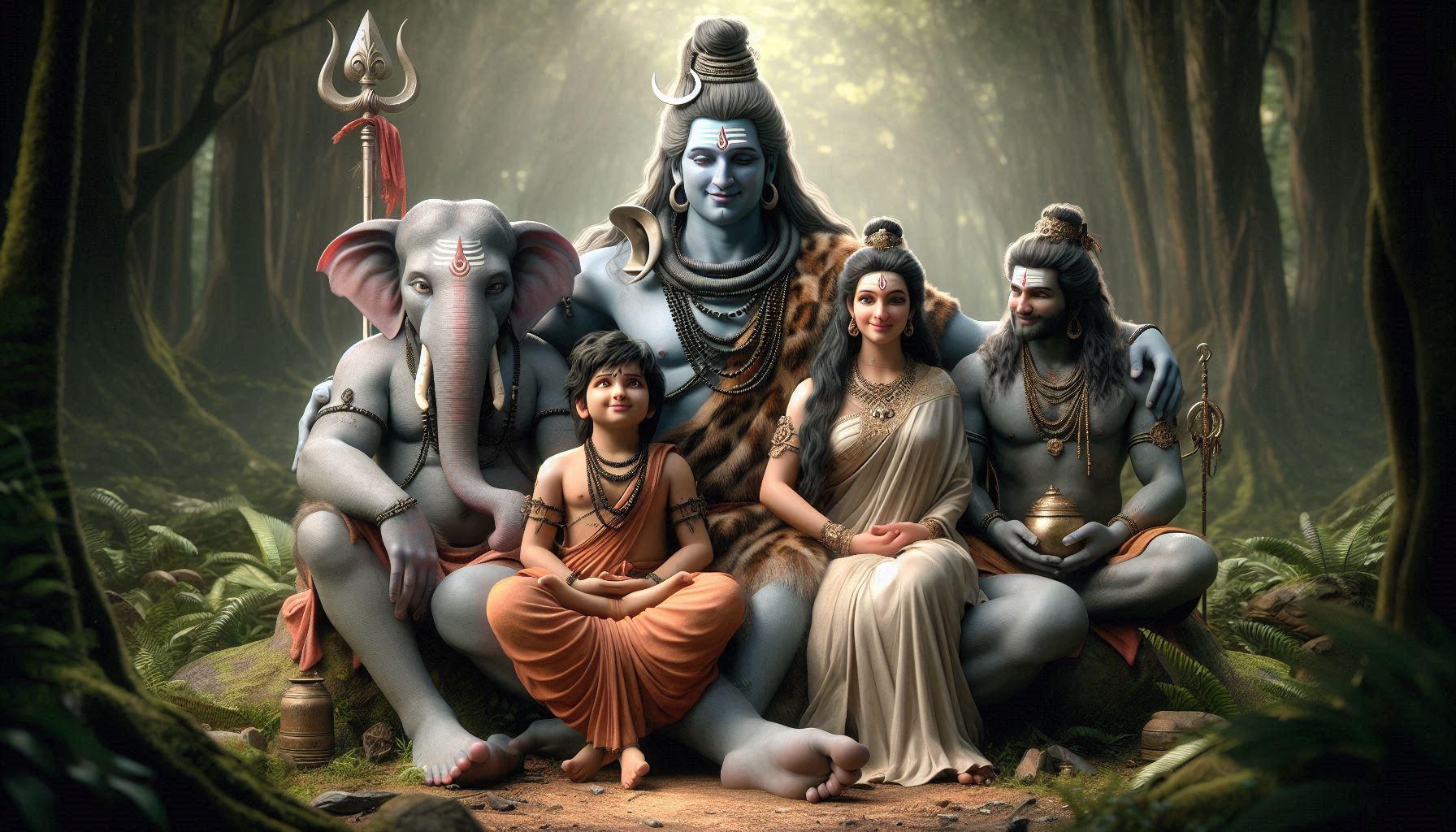 SHIVA'S FAMILY.