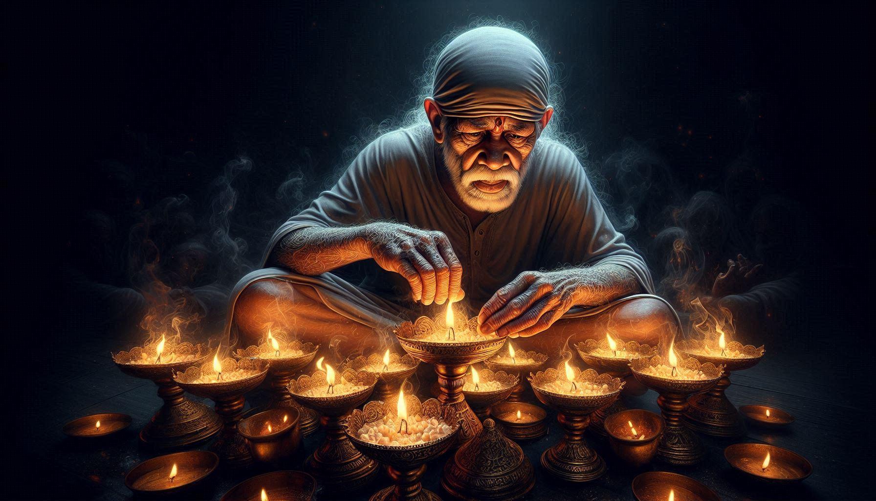 Lighting Lamps with Water, Sai Baba’s Divine Miracle.