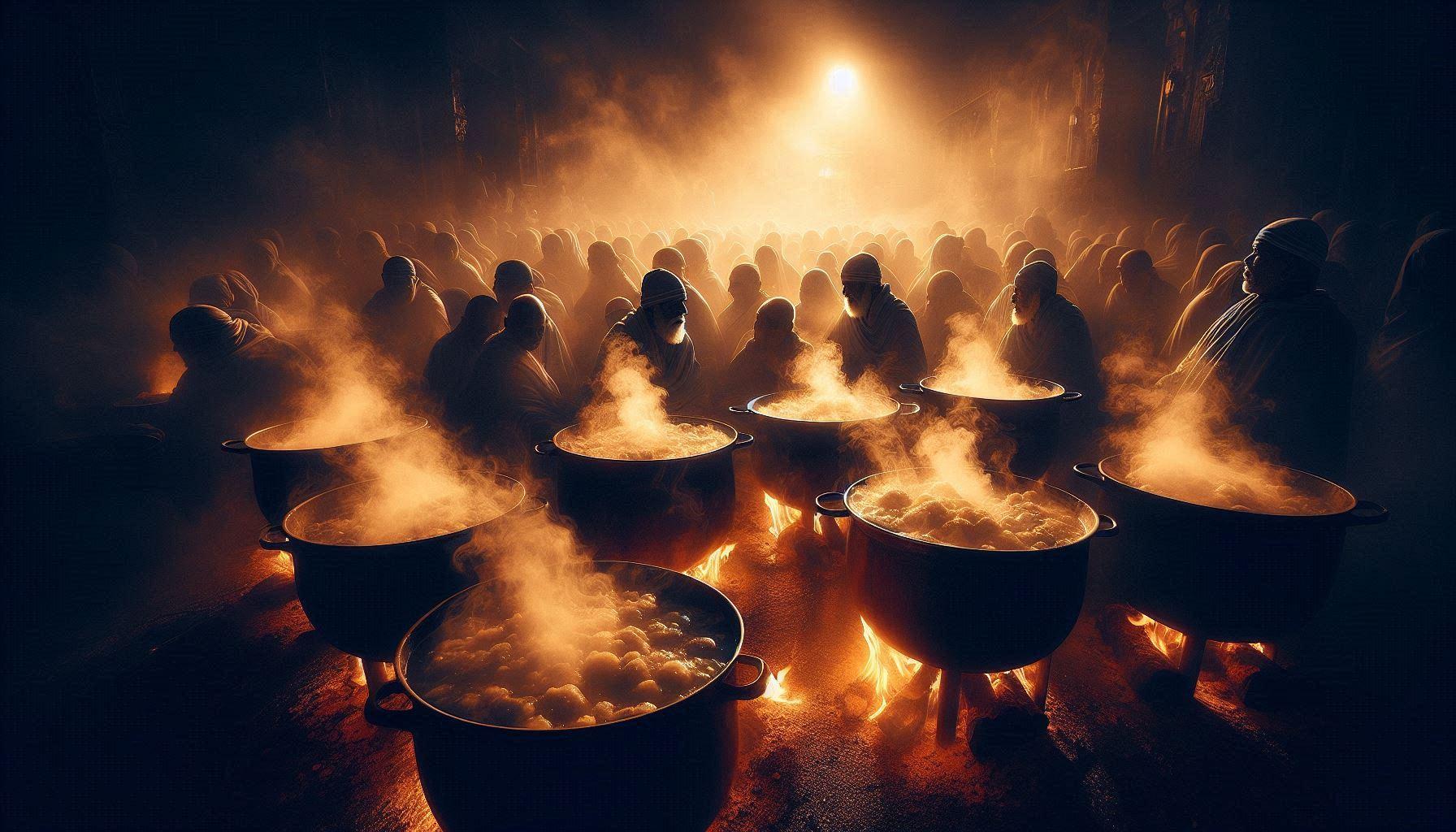 Multiplying Food to Feed the Poor, Sai Baba’s Divine Grace.