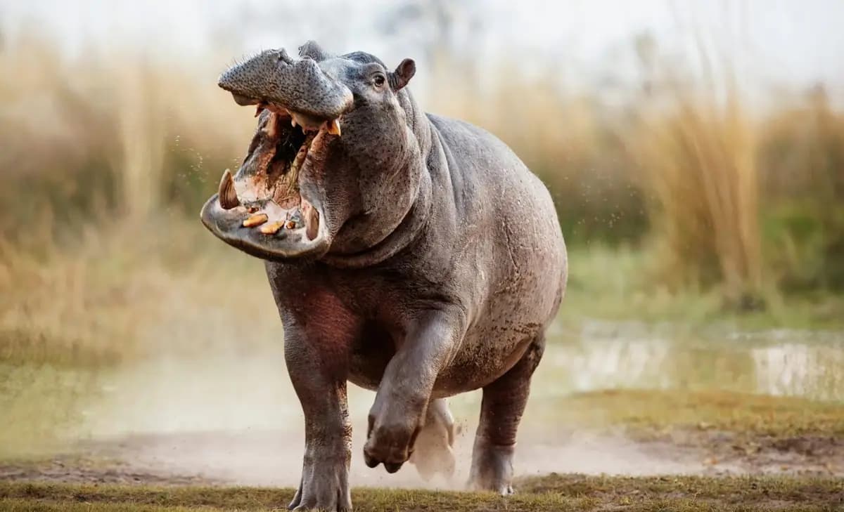 Hippos - 500 human deaths per year.