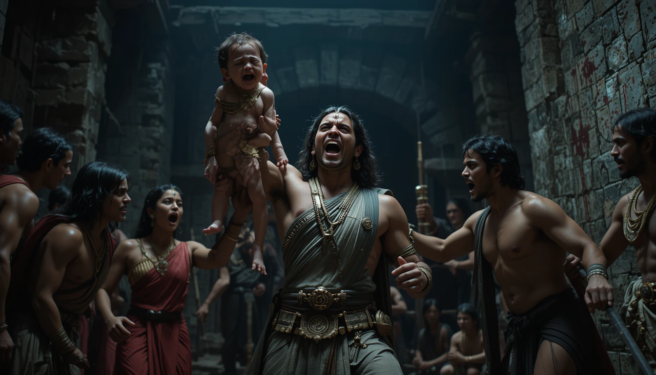 The Cruelty of Kamsa and the Secret of the Seventh Child.