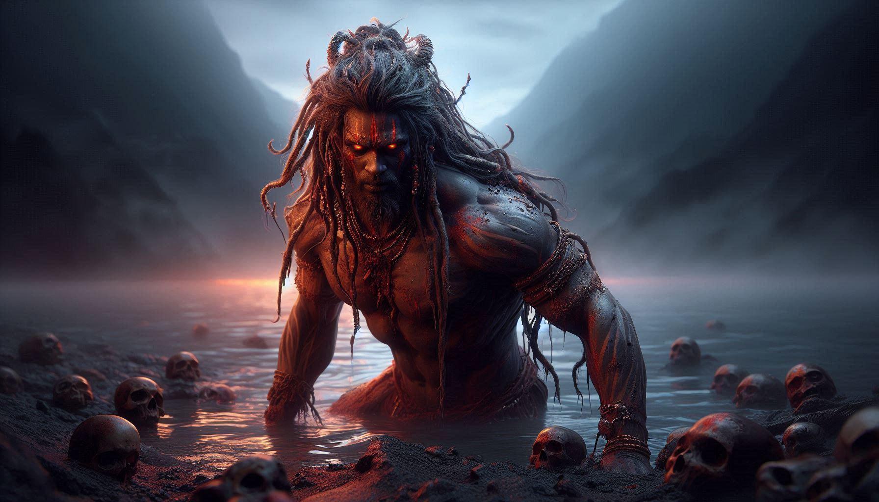 The Penance of Raktavilochana.