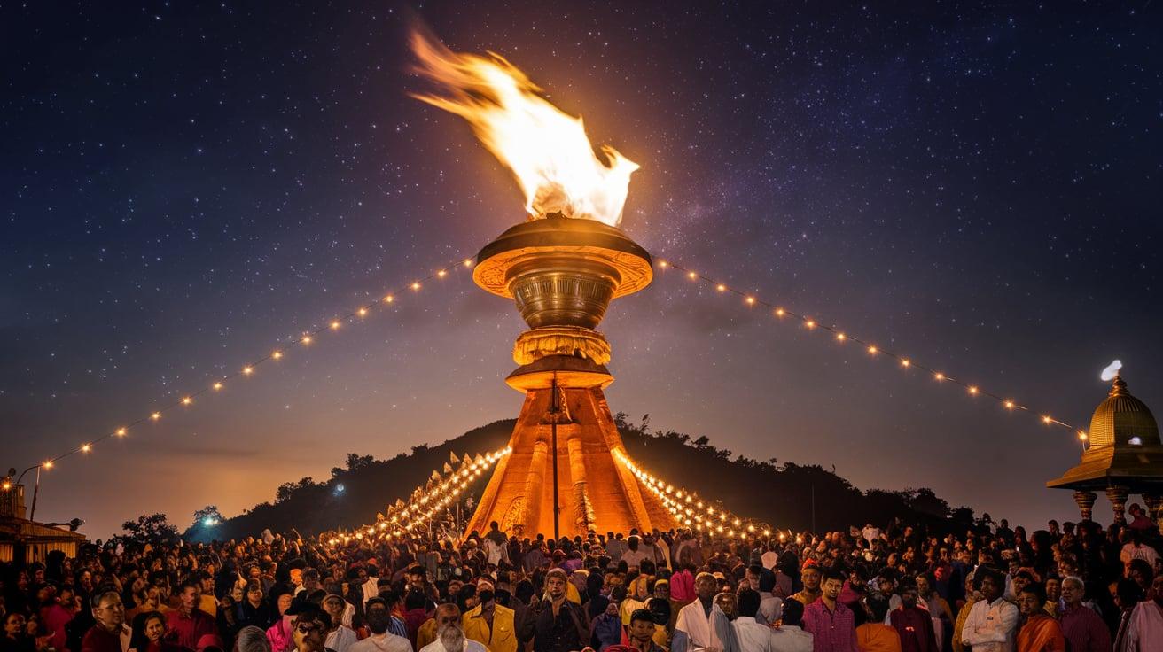 The Eternal Lamp of Karthigai Deepam