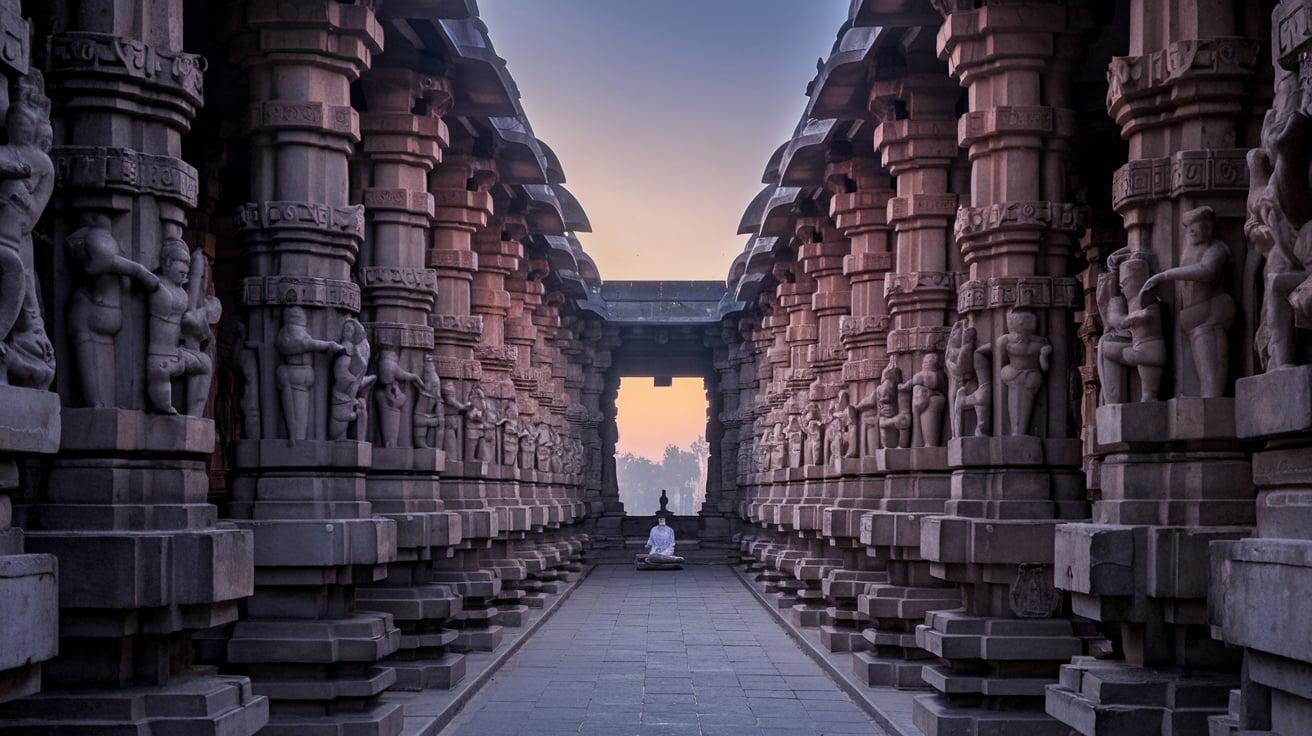 The Enigmatic Thousand-Pillared Hall