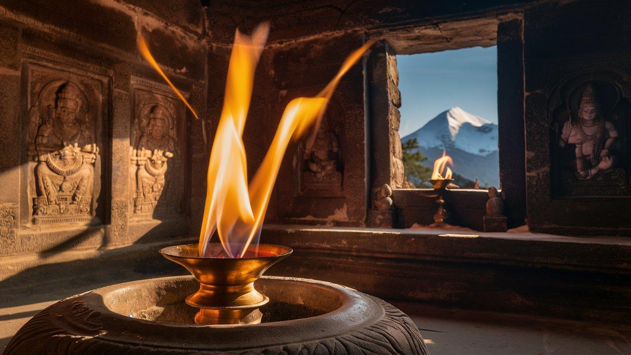 The Eternal Flame of Badrinath