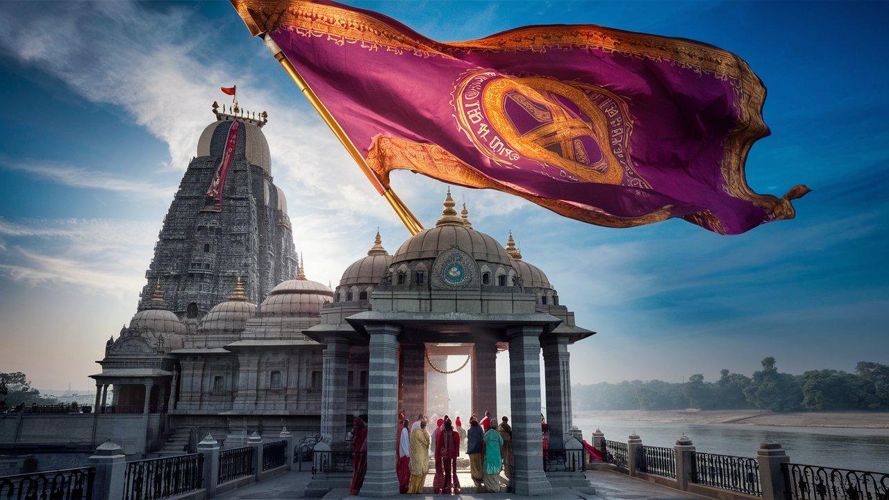 The Flag That Defies the Wind – A Symbol of Divine Presence