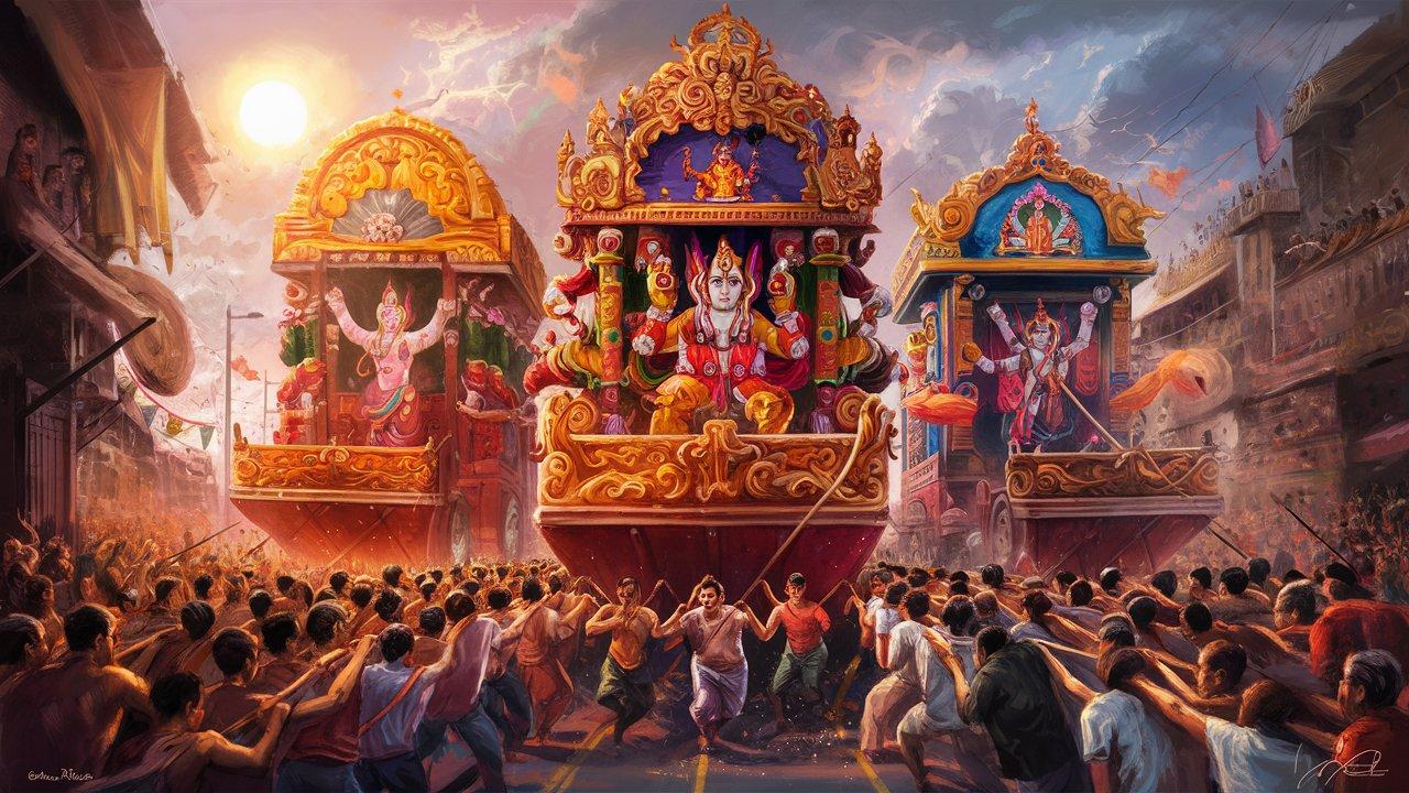 The Miracle of the Rath Yatra Chariot