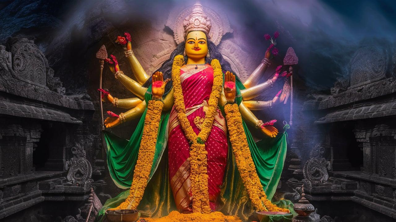 The Self-Manifested Idol of Kanaka Durga