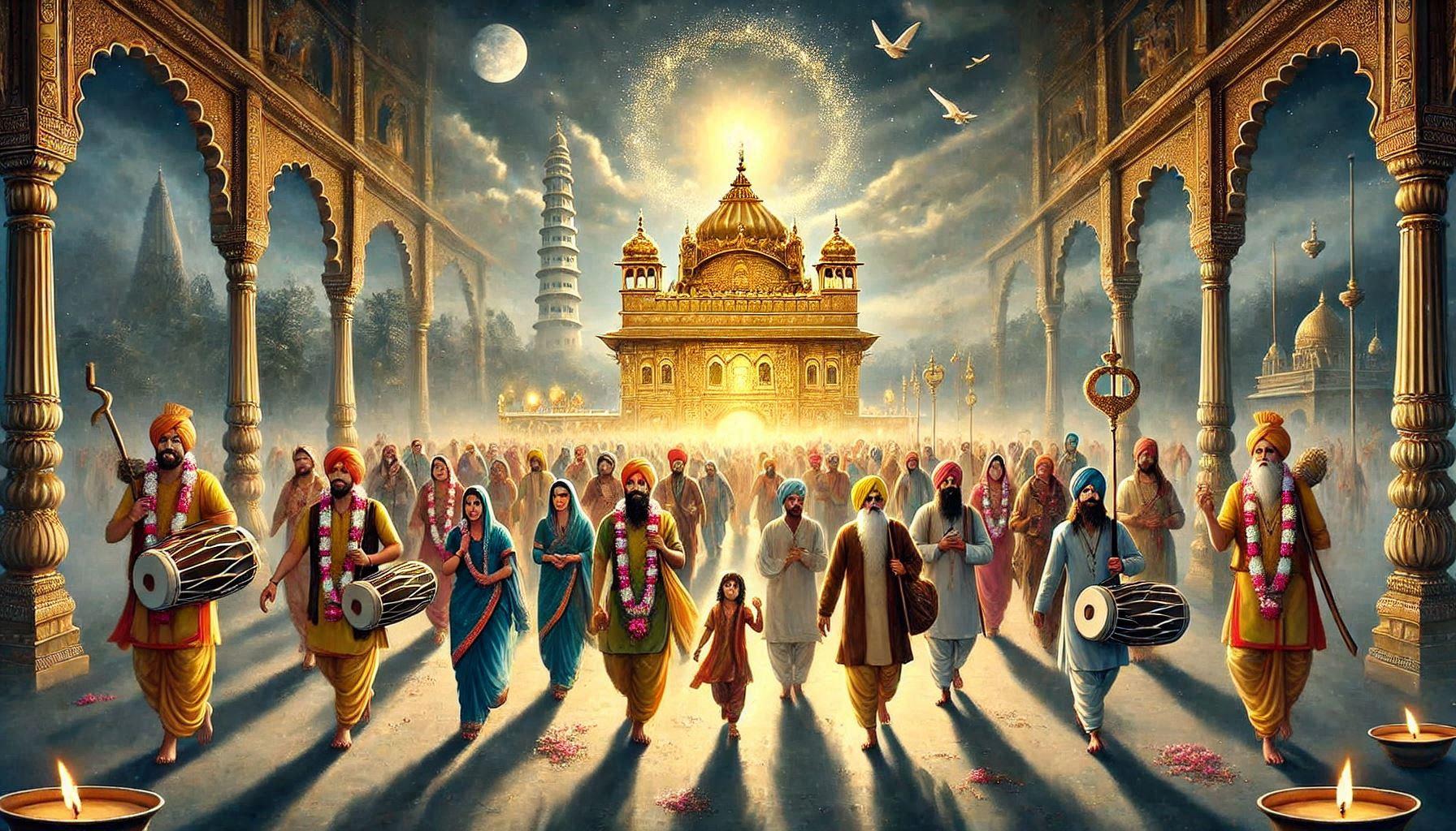 The Never-Ending Flow of Devotees.