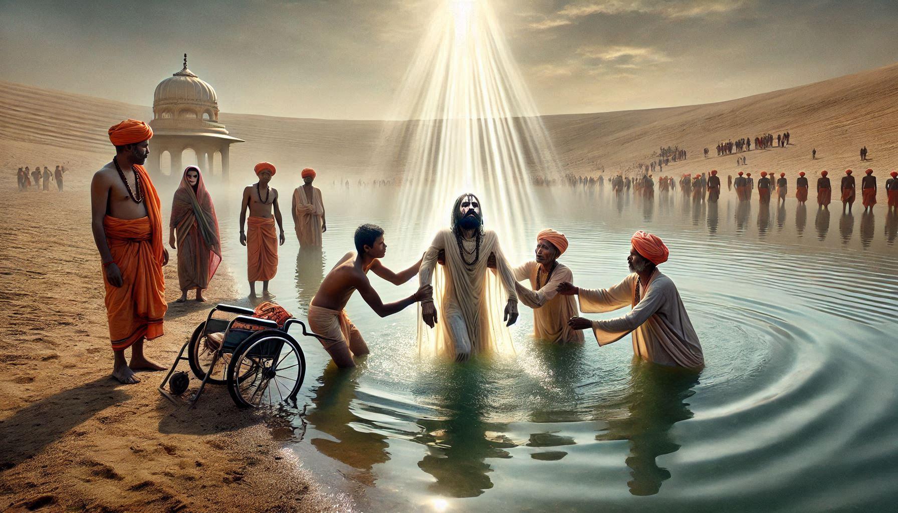 The Self-Cleansing Sacred Kund (Shyam Kund)