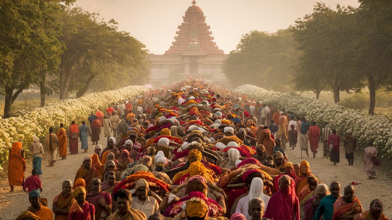 The Endless Pilgrimage of Devotees