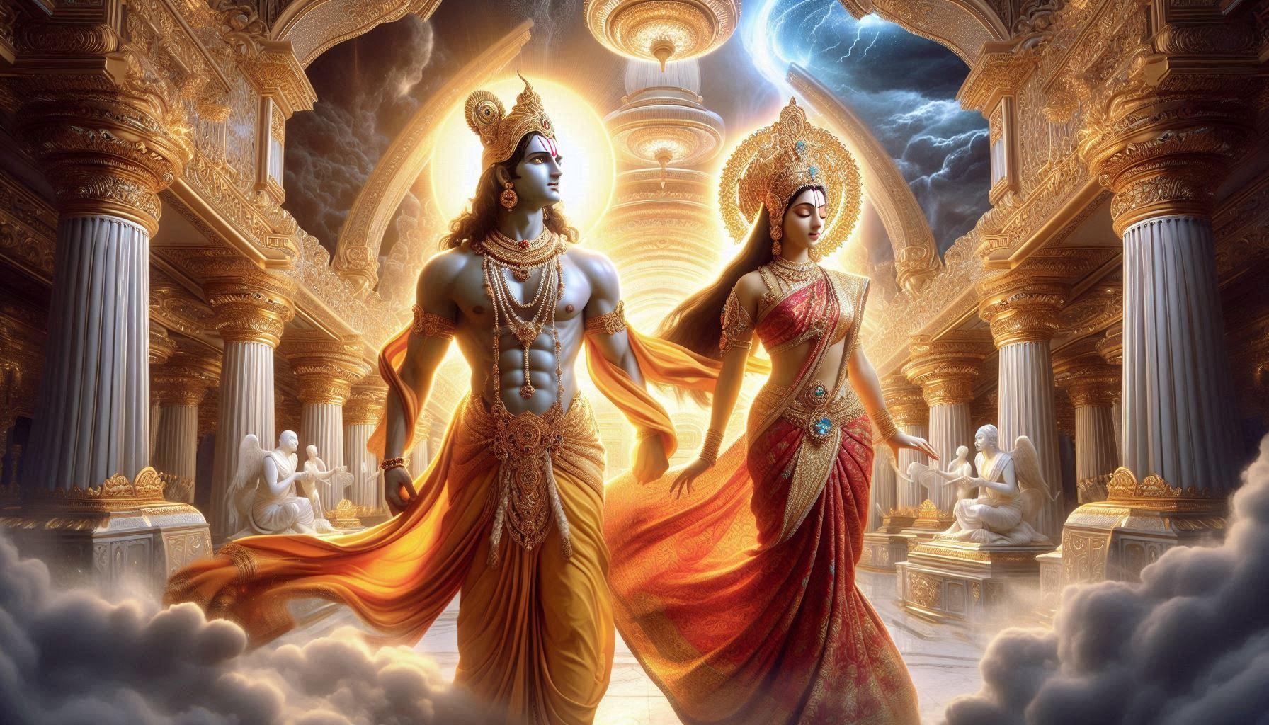 The Quarrel of the Divine Couple.