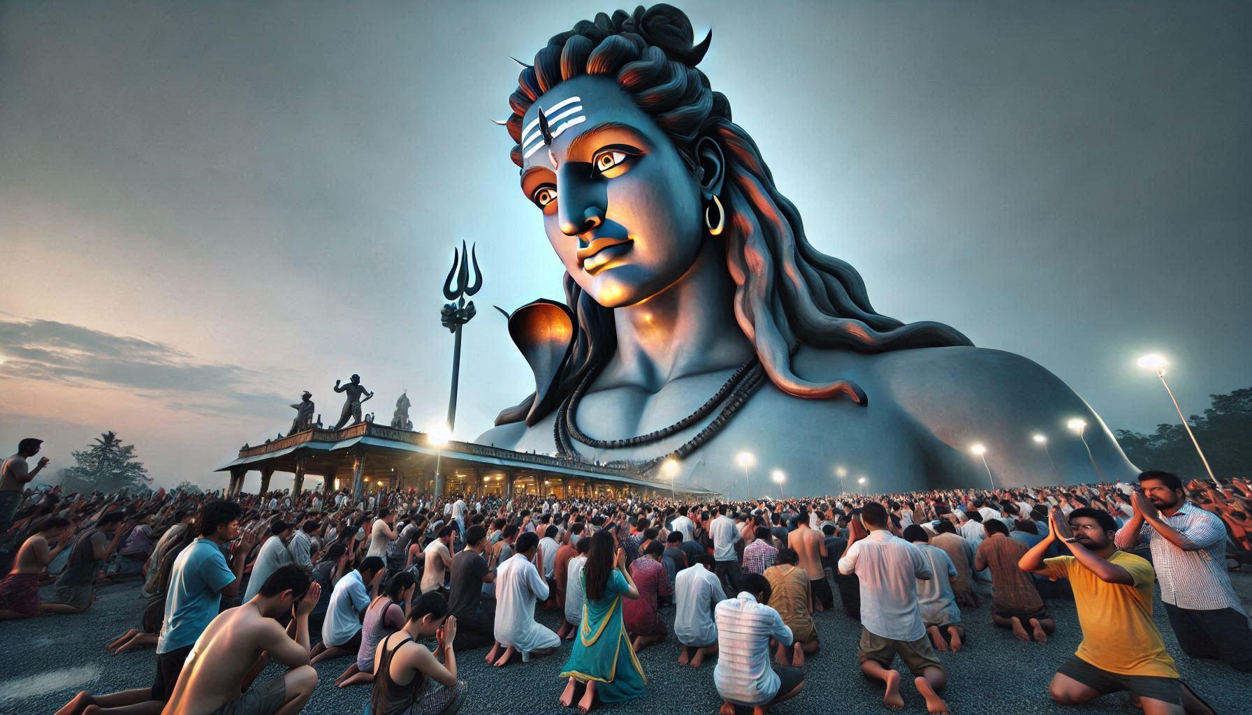 The Gigantic Shiva Statue – The Eyes That Seem Alive.