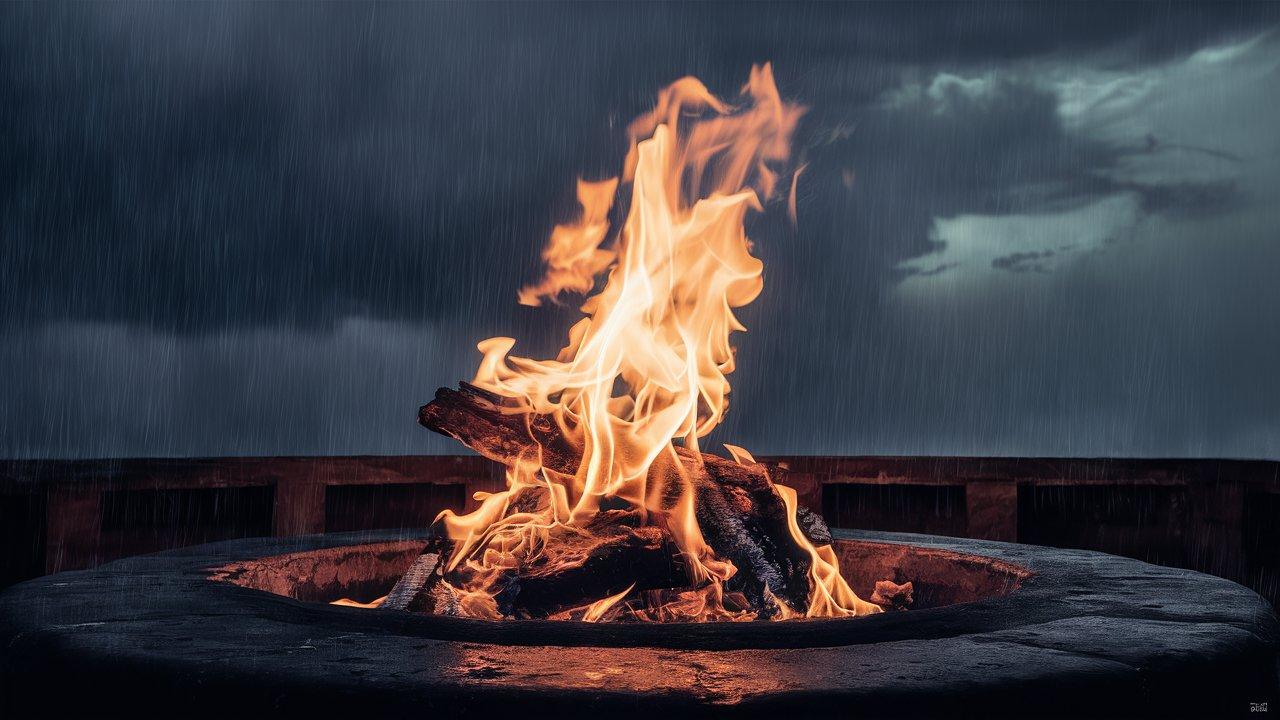 The Sacred Fire That Never Dies – The Ever-Burning Flame of Agni Theertham