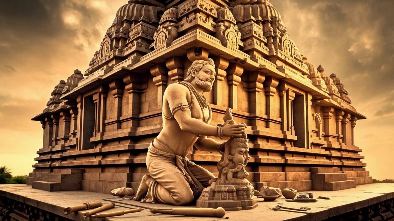 Temple Named After Its Architect, A Tribute to Craftsmanship.