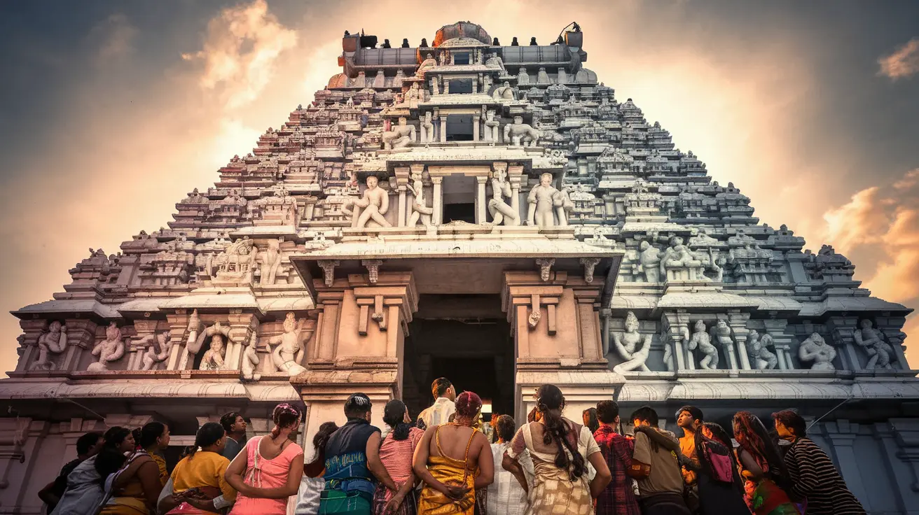 The Mysterious White Gopuram.