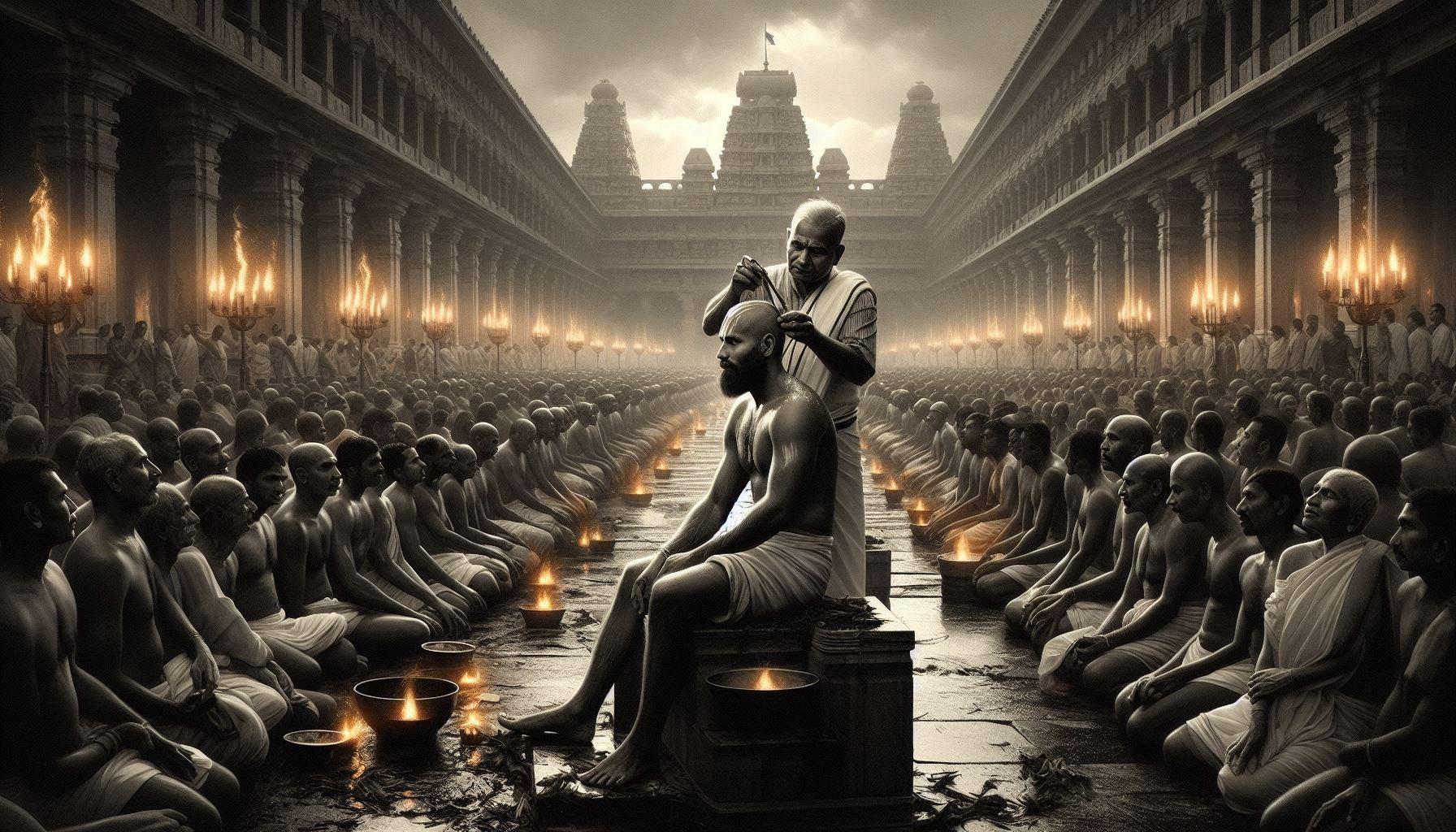 Lord Balaji’s Real Hair.