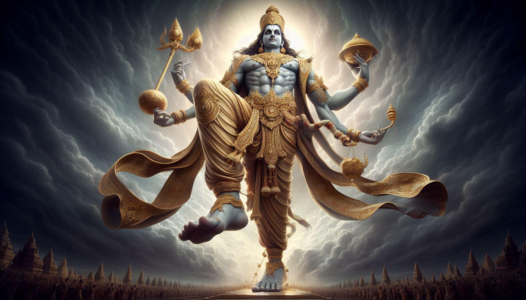 The Majestic Form of Trivikrama.