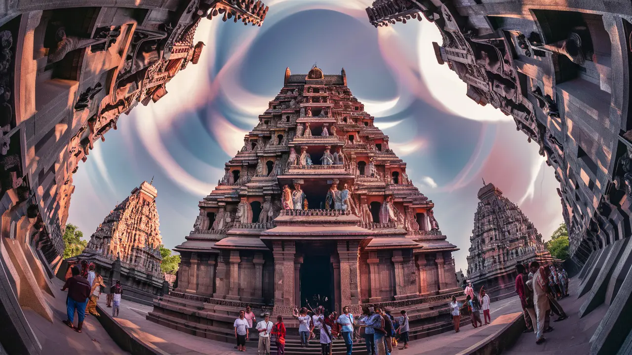 The Ever-changing Height of the Gopuram - A Play of Perception.