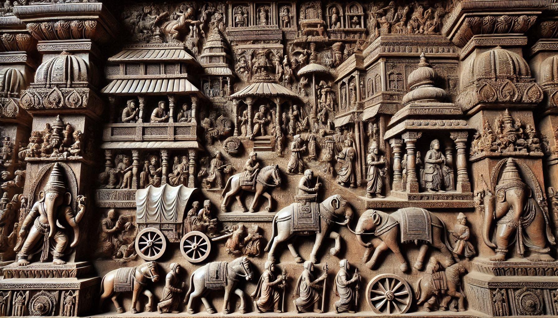 Carvings That Chronicle a Lost World.
